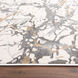 Fatima 90 X 63 inch Mineral Tones Rug in 5 x 7