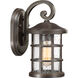 Crusade 1 Light 11 inch Palladian Bronze Outdoor Wall Lantern