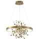 GL Series LED 24 inch Gold Chandelier Ceiling Light