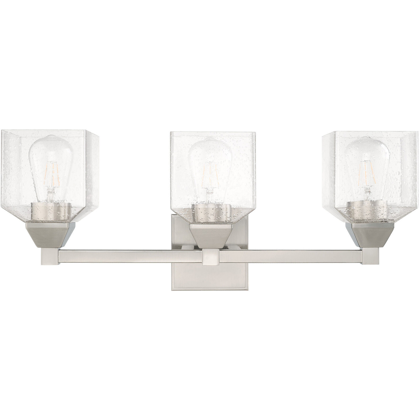 Aragon 3 Light 23 inch Brushed Nickel Bath Vanity Wall Light
