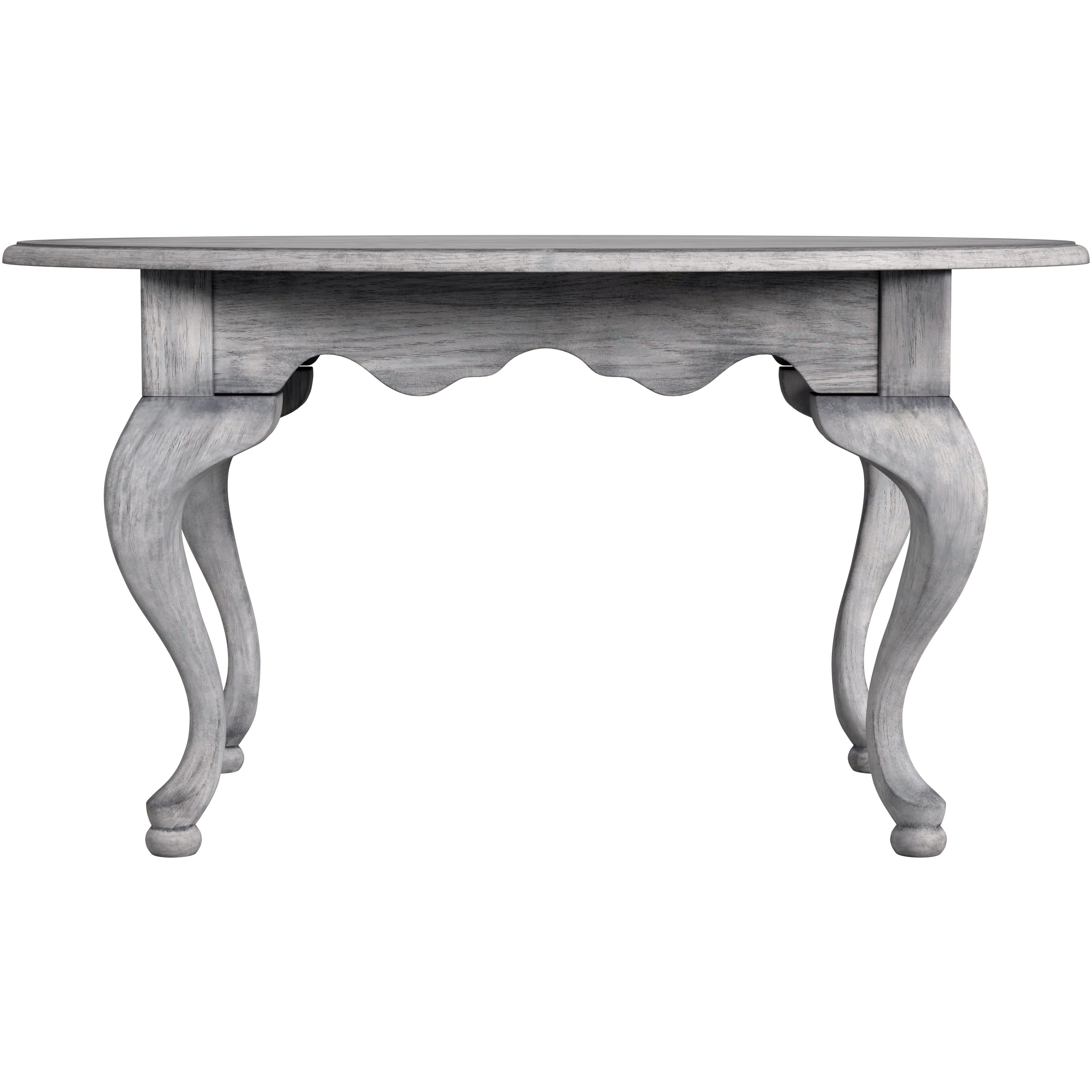 Grace Oval 4 Legs Coffee Table in Gray