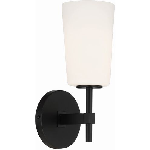 Colton 1 Light 6.5 inch Black Bathroom Vanity Light Wall Light