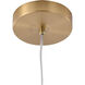 Canada LED 2 inch Gold LED Pendant Ceiling Light