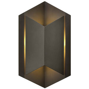 Lex LED 15 inch Bronze Outdoor Wall Mount Lantern, Medium