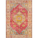 Amelie 35 X 24 inch Bright Pink; Multicolored Washable Rug