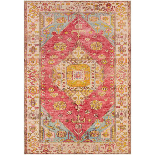 Amelie 35 X 24 inch Bright Pink; Multicolored Washable Rug