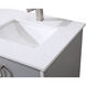 Hayes 60 X 22 X 35 inch Grey Vanity Sink Set