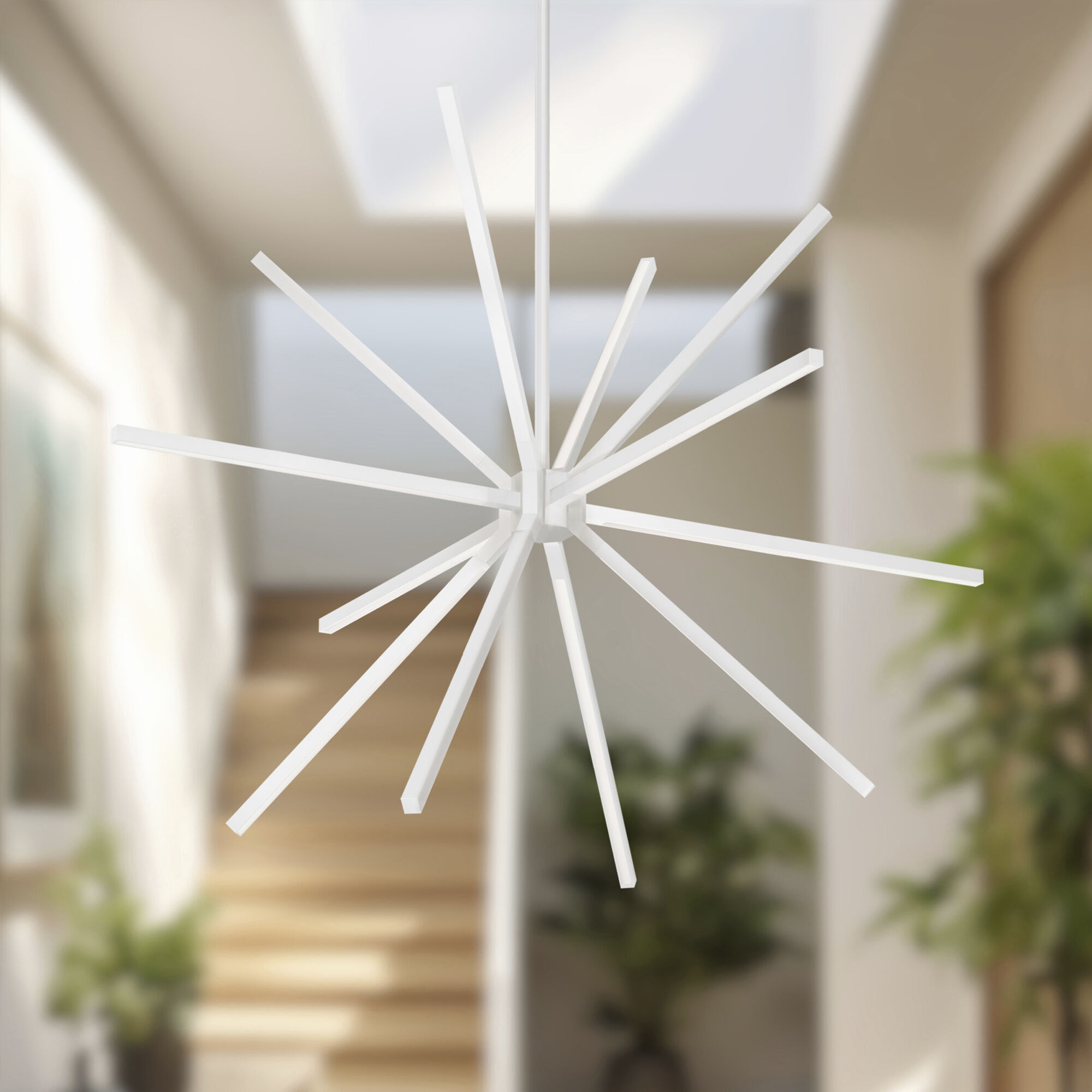 Sirius Minor LED 32.25 inch White Chandelier Ceiling Light