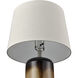 Bromley 32.5 inch 150 watt Brown Table Lamp Portable Light