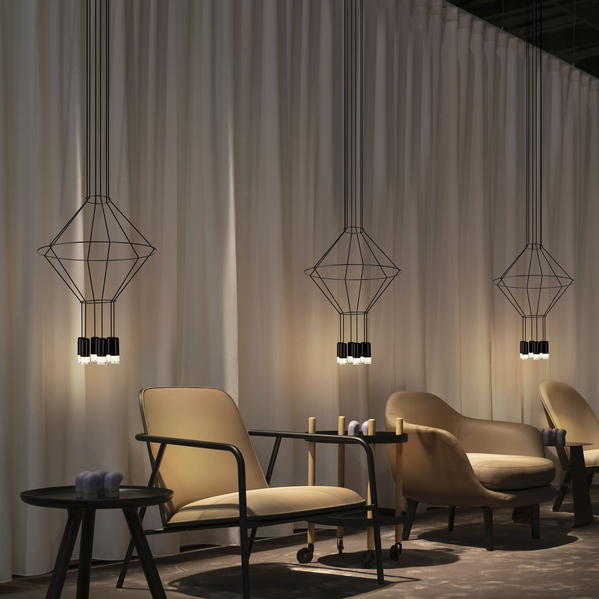 Expression 23.5 inch Black Pendant Ceiling Light