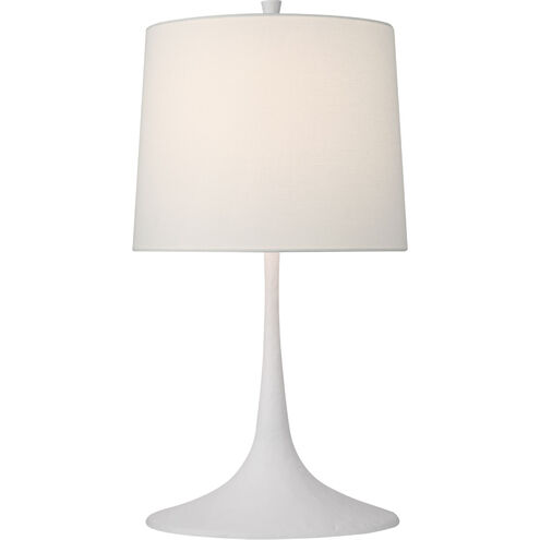 Barbara Barry Oscar 28.5 inch 15.00 watt Plaster White Sculpted Table Lamp Portable Light, Medium