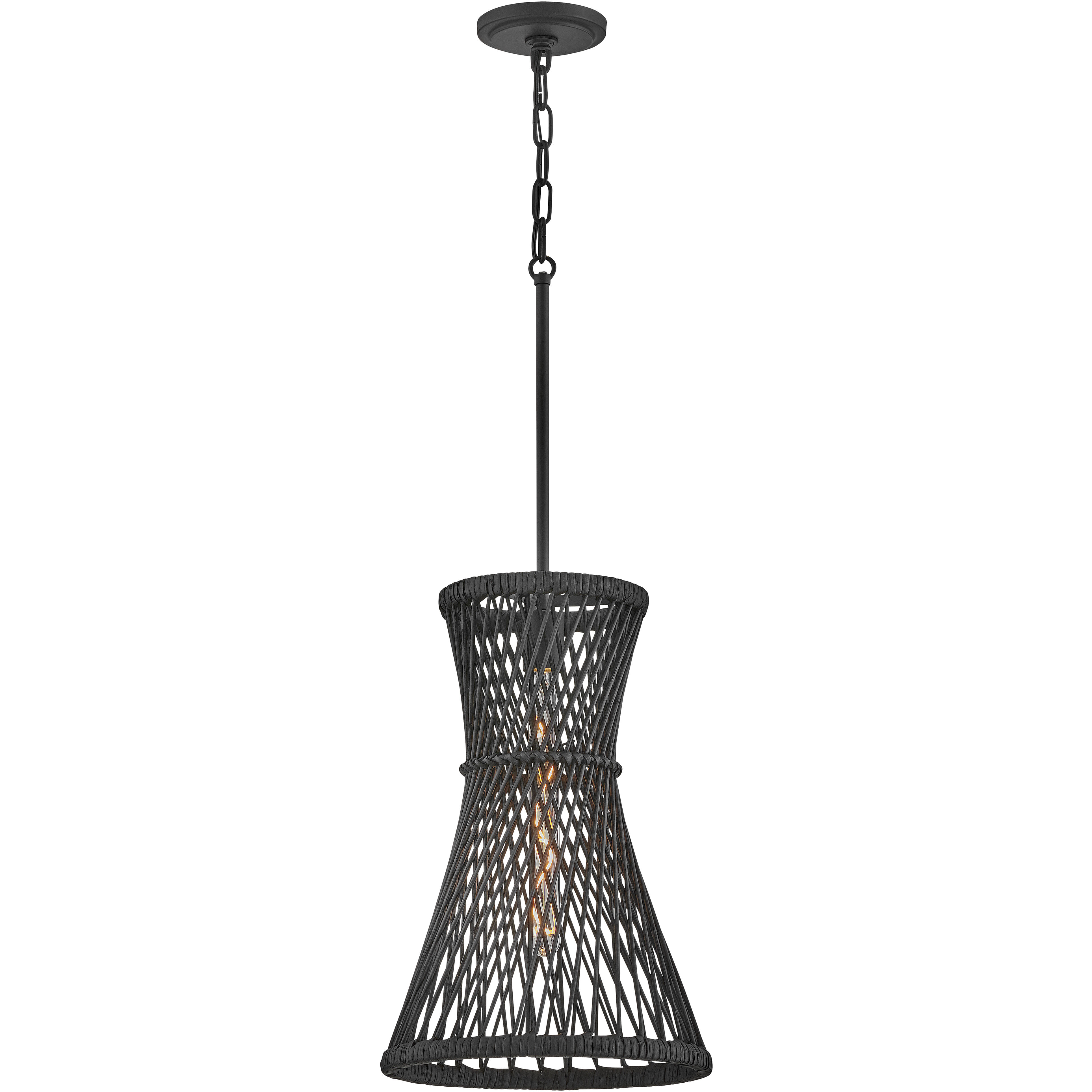 Twyla 12 inch Black Indoor Pendant Ceiling Light
