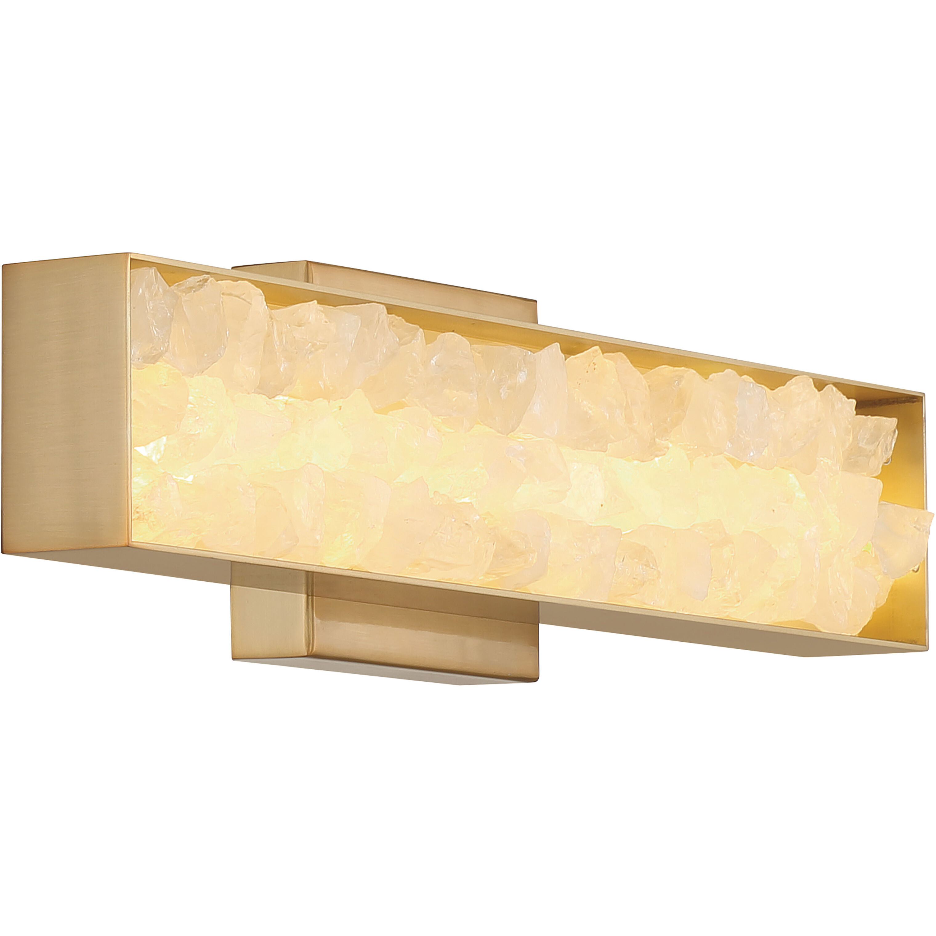 Divinely LED 3 inch Celeste Brass ADA Wall Sconce Wall Light