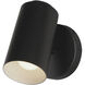 Spot Light LED 7 inch Black Outdoor Wall Mount