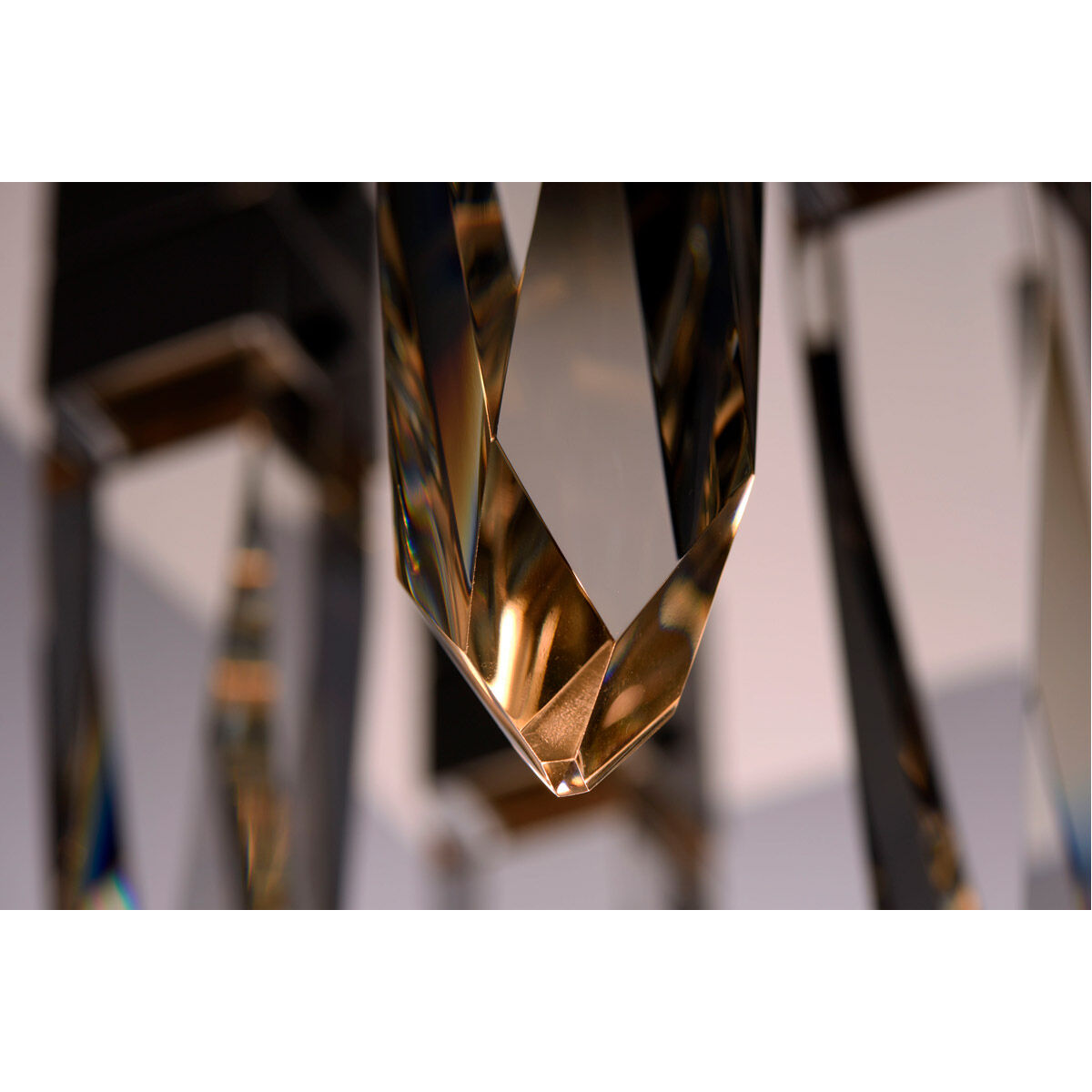 Quartz LED 39.25 inch Polished Chrome Linear Pendant Ceiling Light