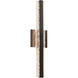 Antares LED 24 inch Black Vanity Light Wall Light