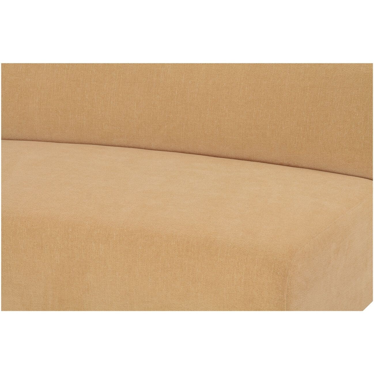 Naomi Yellow Concave Modular Sectional, 2 Piece