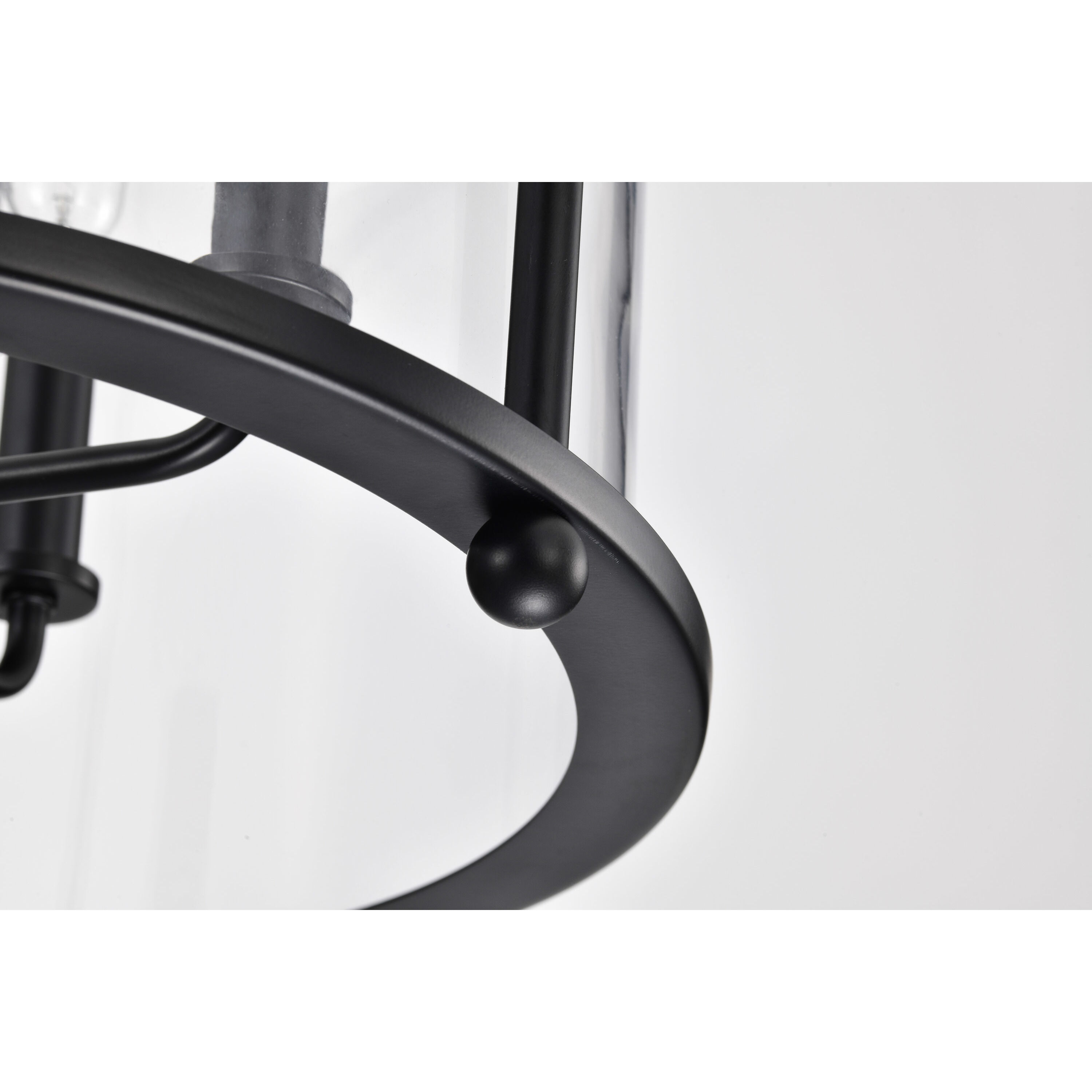 Yorktown 4 Light 16 inch Matte Black Pendant Ceiling Light