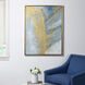 Cameron Blue and Yellow and Beige and Multicolor and Gold Wall Art