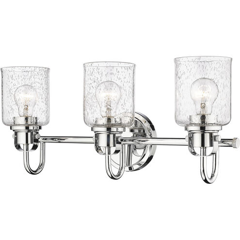 Kinsley 3 Light 22 inch Chrome Bath Vanity Wall Light