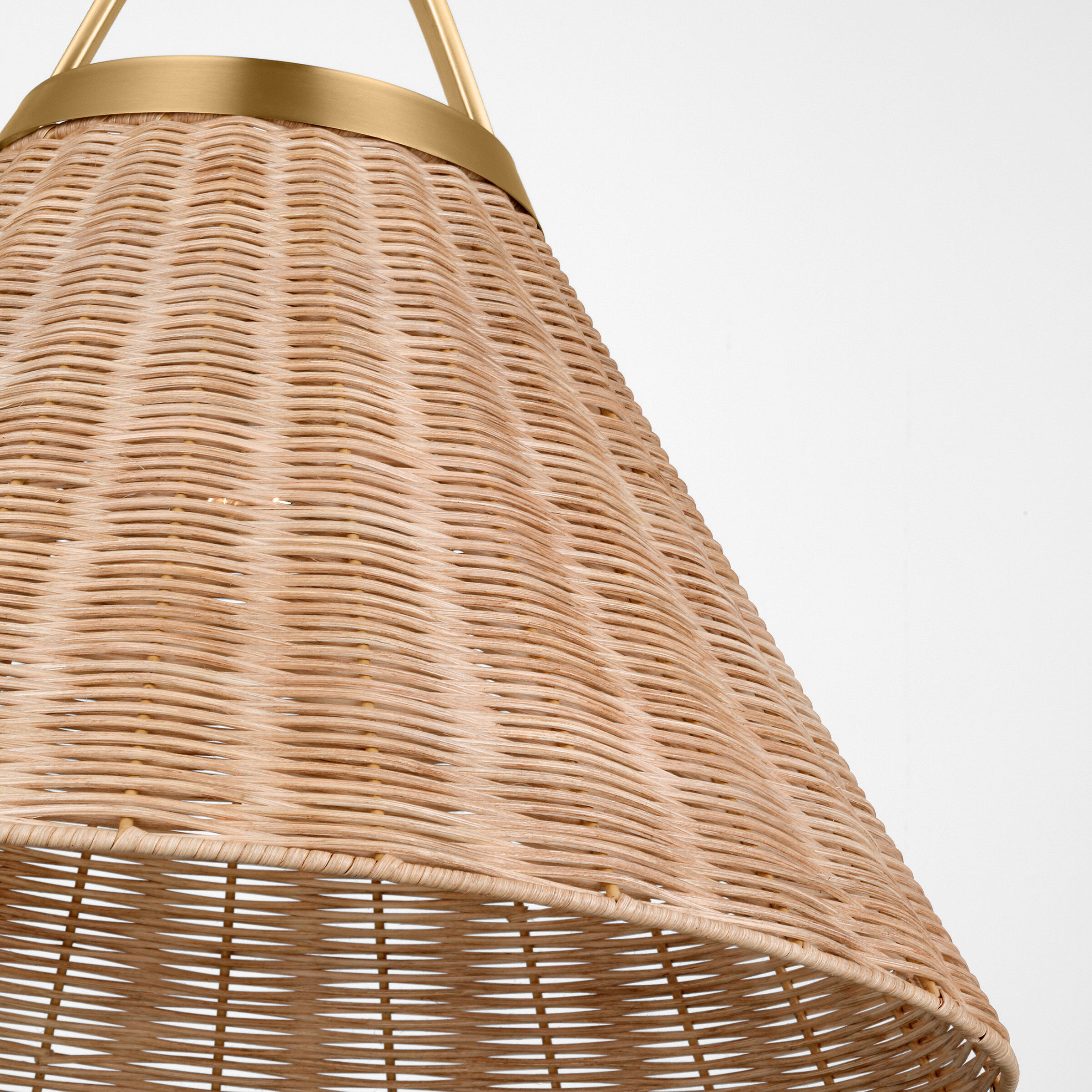 C&M by Chapman & Myers Whitby 1 Light 22 inch Burnished Brass Pendant Ceiling Light