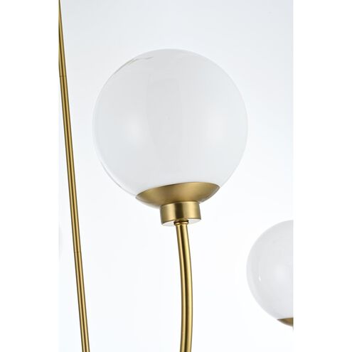 Nyomi 4 Light 36 inch Satin Gold Chandelier Ceiling Light