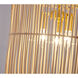Canada 1 Light 16 inch Natural White Chandelier Ceiling Light