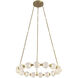 Marni LED 32.38 inch Natural Brass Chandelier Ceiling Light