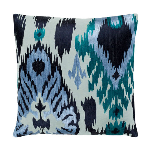 Ara 18 X 18 inch Navy Pillow Kit, Square