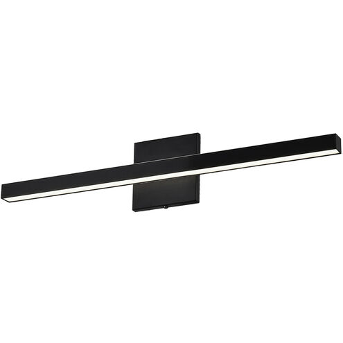 Arandel LED 23.75 inch Matte Black Vanity Light Wall Light