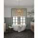 Sappho 9 Light 33.5 inch New Gold Leaf Orb Chandelier Ceiling Light
