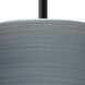 Stilo 7 LED Black Cord Pendant Ceiling Light