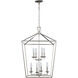 Lacey 8 Light 19 inch Polished Chrome Pendant Ceiling Light