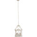 Imre 14 inch Antique White and Gold Chandelier Ceiling Light