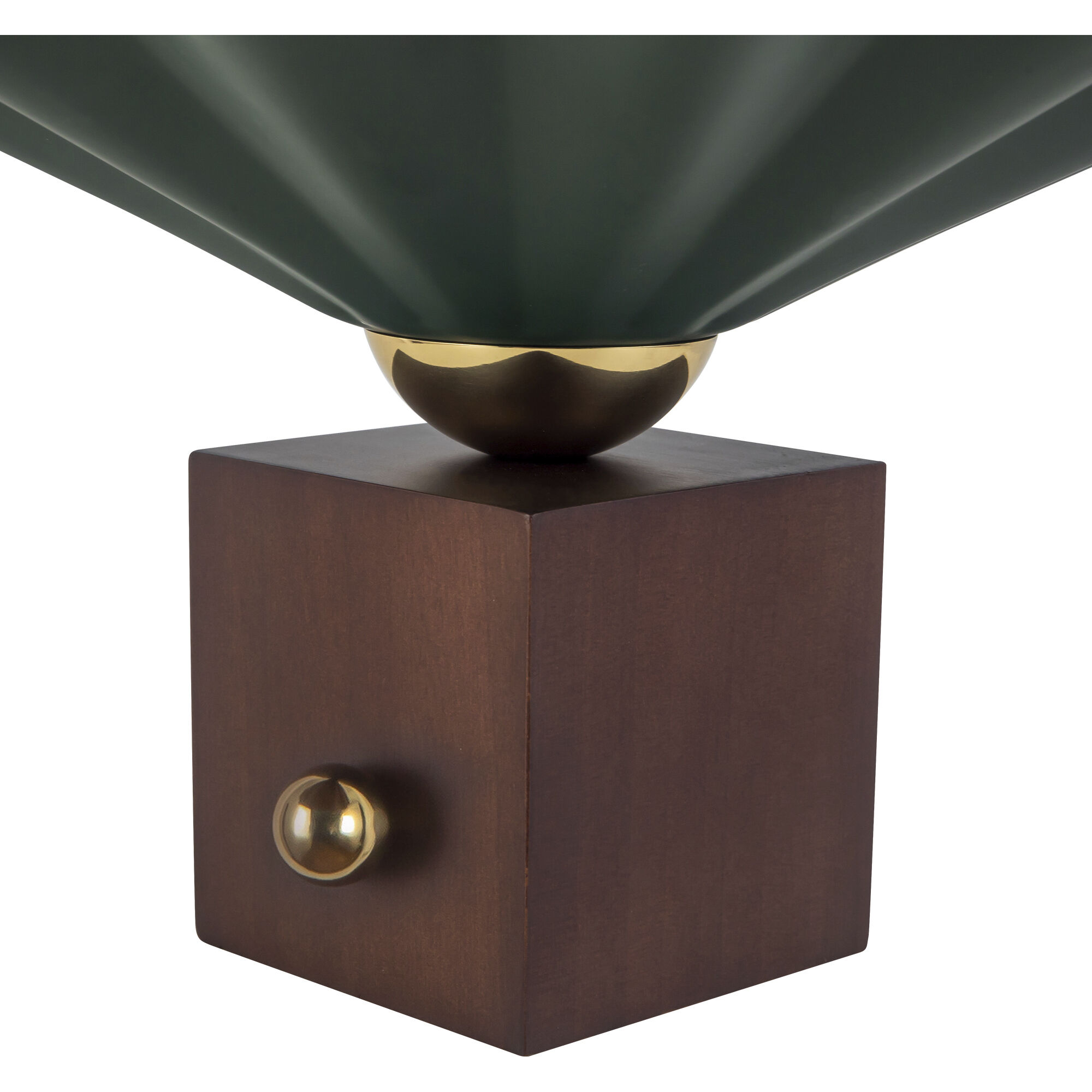 Furrow 9 inch 60 watt Pine Green Table Lamp Portable Light