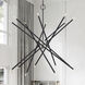 Soho 16 Light 50 inch Black Foyer Chandelier Ceiling Light