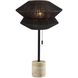 Gardner 24.5 inch 60.00 watt Black Table Lamp Portable Light