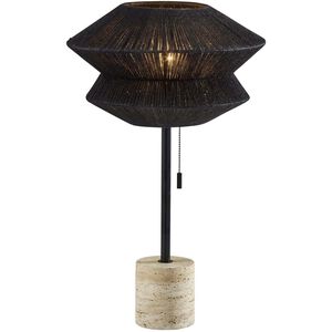 Gardner 24.5 inch 60.00 watt Black Table Lamp Portable Light