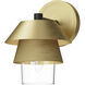 Alora Mood Tetsu 1 Light 6.5 inch Brushed Gold Bath Vanity Light Wall Light