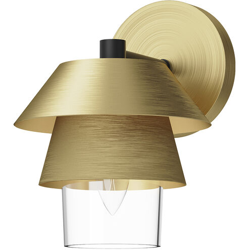 Alora Mood Tetsu 1 Light 6.5 inch Brushed Gold Bath Vanity Light Wall Light