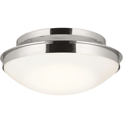 Bretta 3 Light 17.75 inch Polished Nickel Flush Mount Ceiling Light