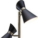 Jared 70 inch 60.00 watt Antique Brass Floor Lamp Portable Light