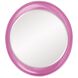 Ellipse 39 X 35 inch Glossy Hot Pink Wall Mirror