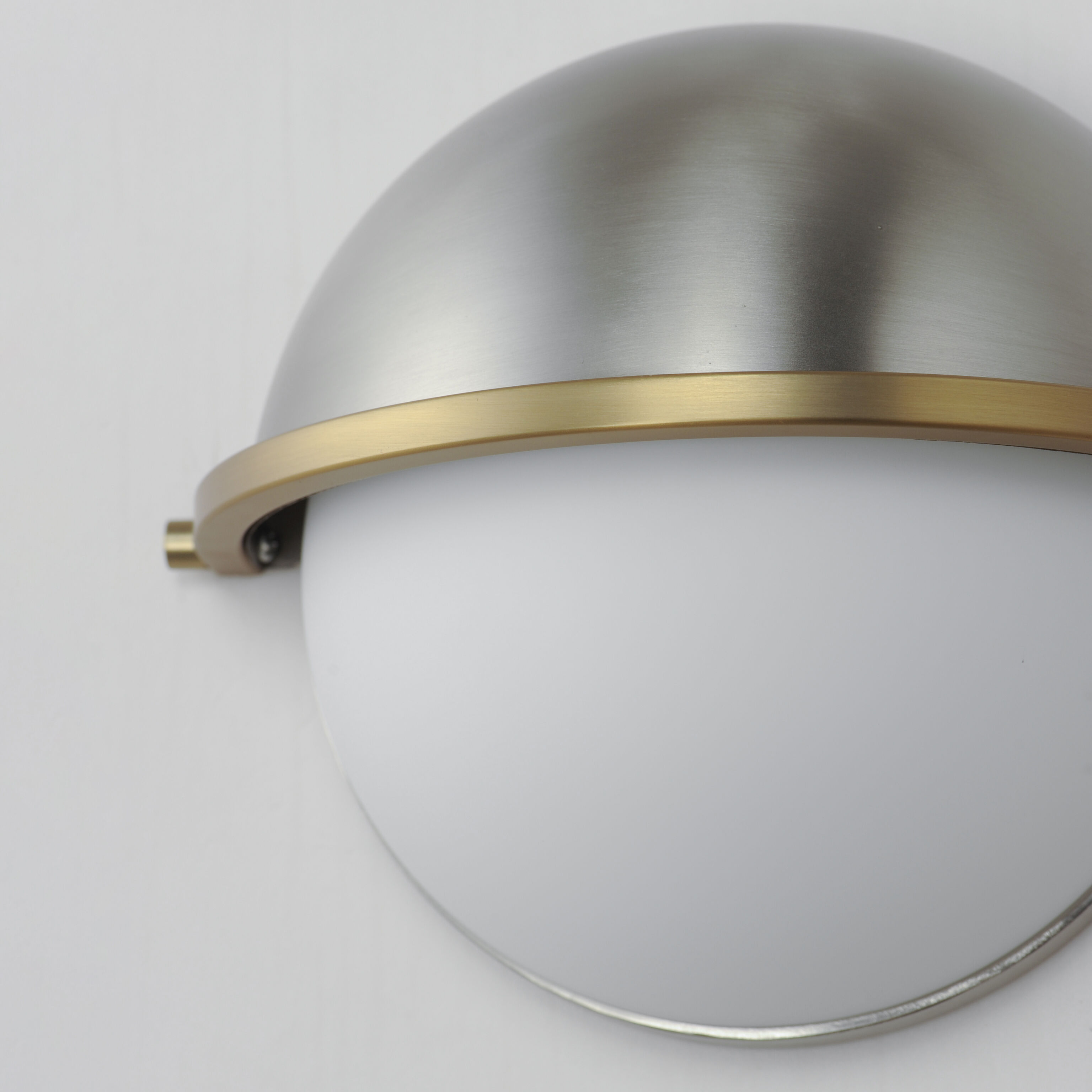 Duke 1 Light 9.5 inch Satin Nickel and Satin Brass Wall Sconce Wall Light