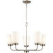 Winslow 5 Light 25 inch Brushed Nickel Chandelier Ceiling Light