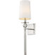 Mia 1 Light 5.5 inch Polished Nickel Wall Sconce Wall Light