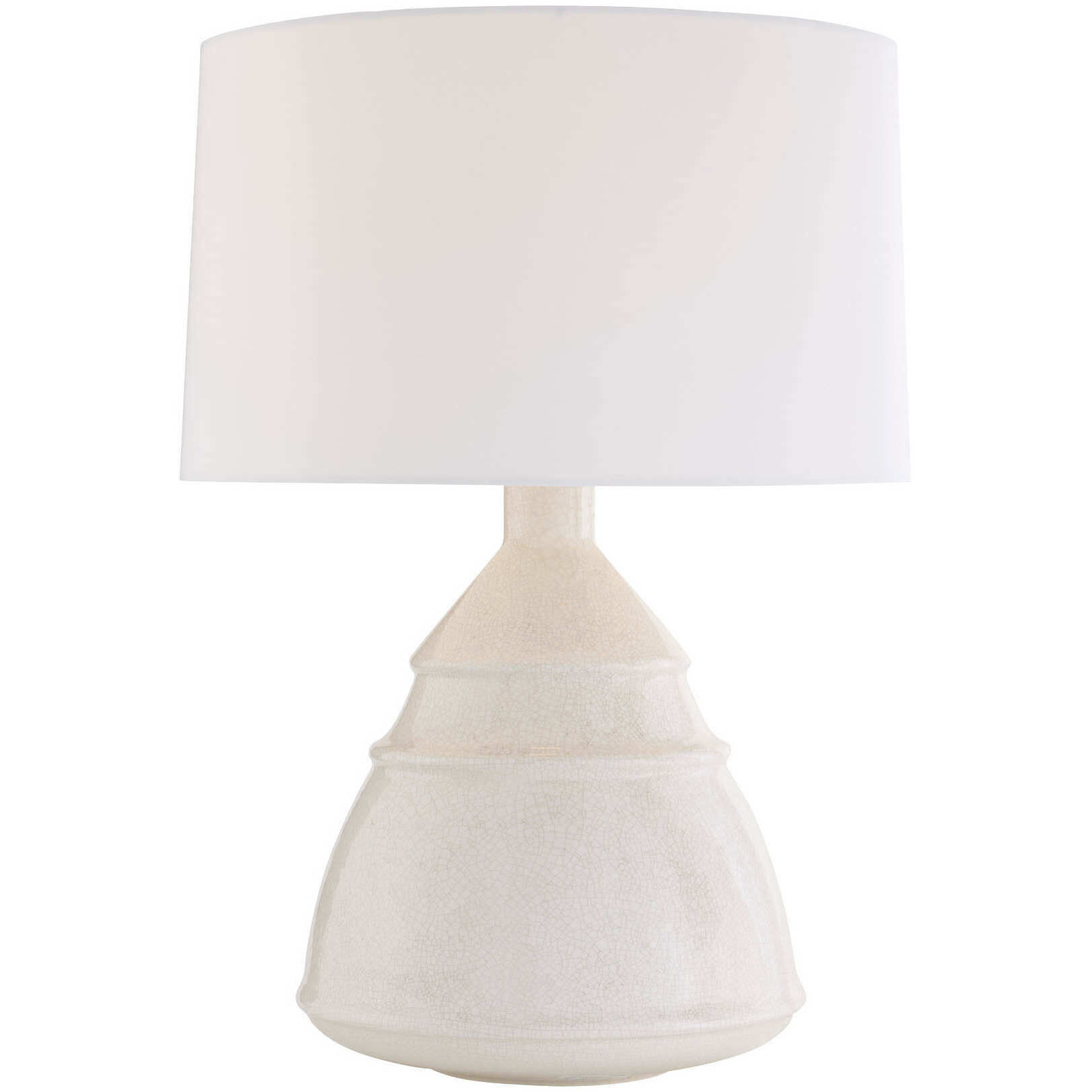 Matteo 24 inch 150.00 watt Ivory Stained Crackle and Antique Brass Table Lamp Portable Light