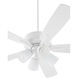 Ovation 52 inch Studio White Ceiling Fan