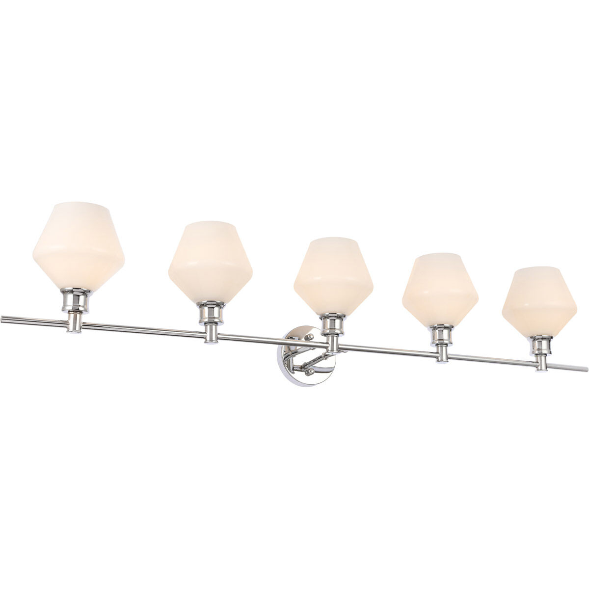 Gene 5 Light 47 inch Chrome Wall sconce Wall Light