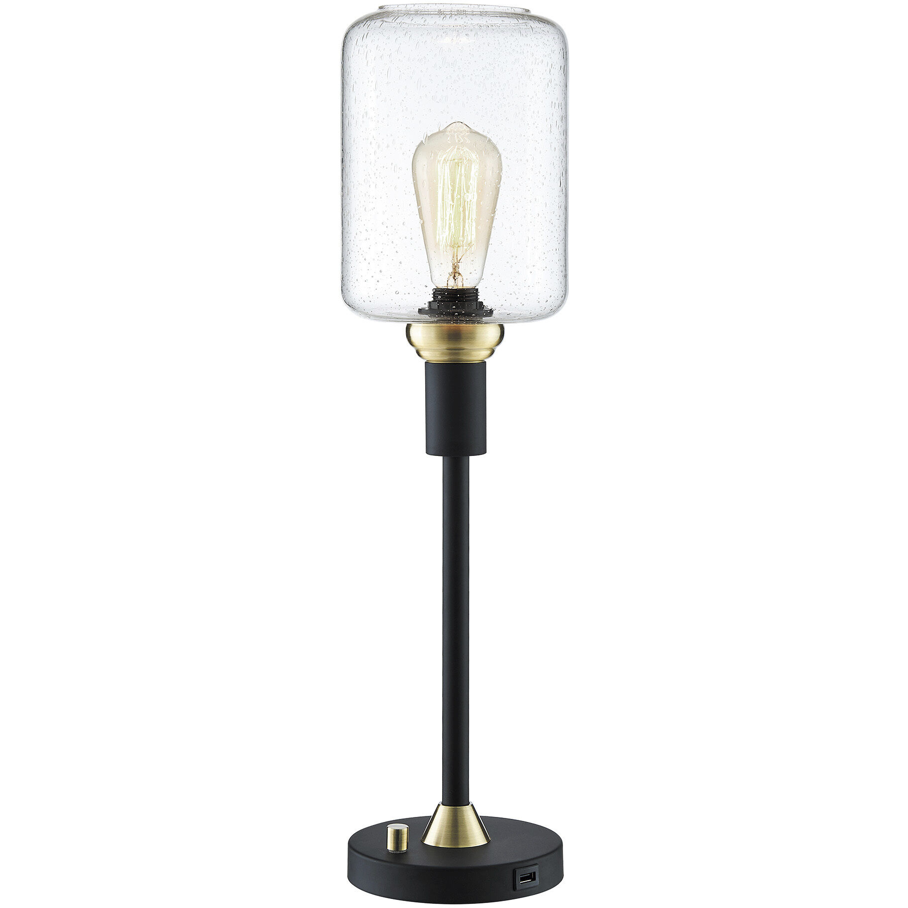 Luken 59.5 inch 60.00 watt Black Floor Lamp Portable Light